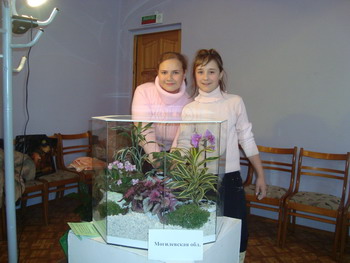 Климова Анастасия и Леоненко Анастасия выполнили композицию из тропических растений Климова Анастасия и Леоненко Анастасия выполнили композицию из тропических растений